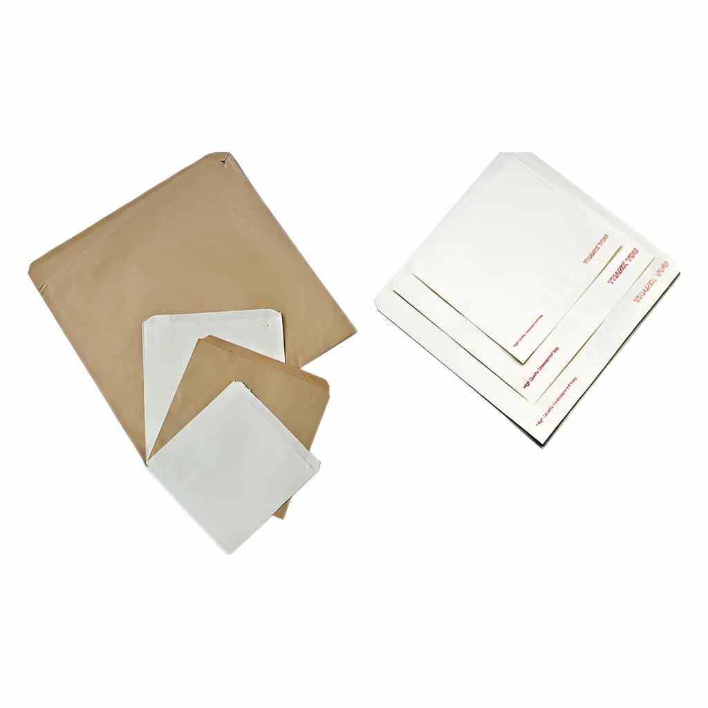 White Sulphite Paper Bags Strung 12 × 12.5 in 500 pc