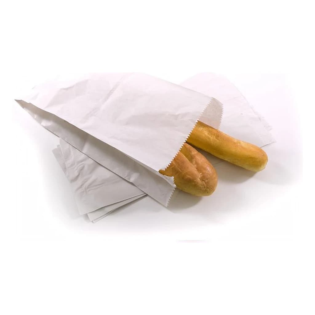 White Paper Satchel Bags Strung 7 x 11 x 15 in 500 pc