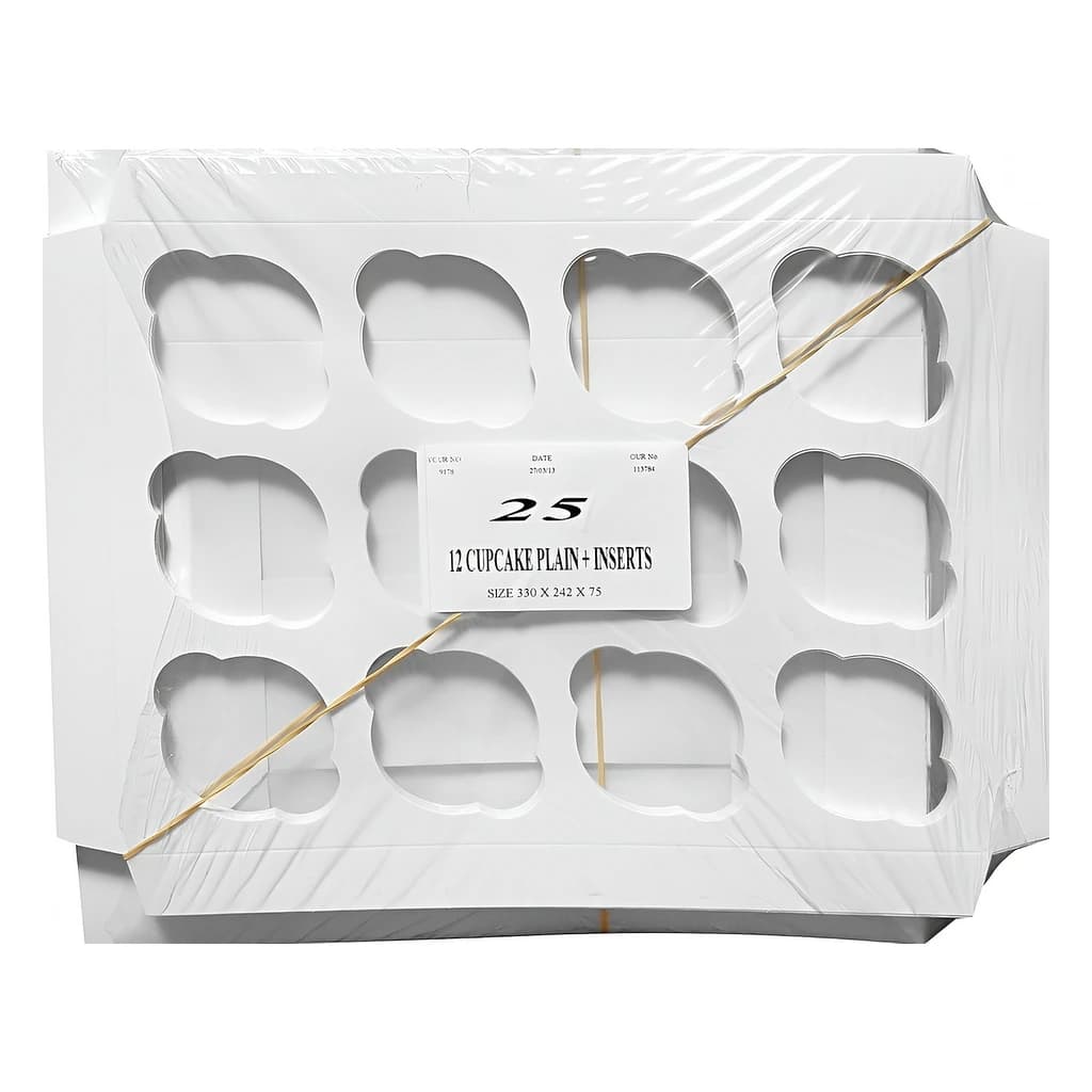 12 Cupcake Window Box (13×9.5×3.25") – 100 pc