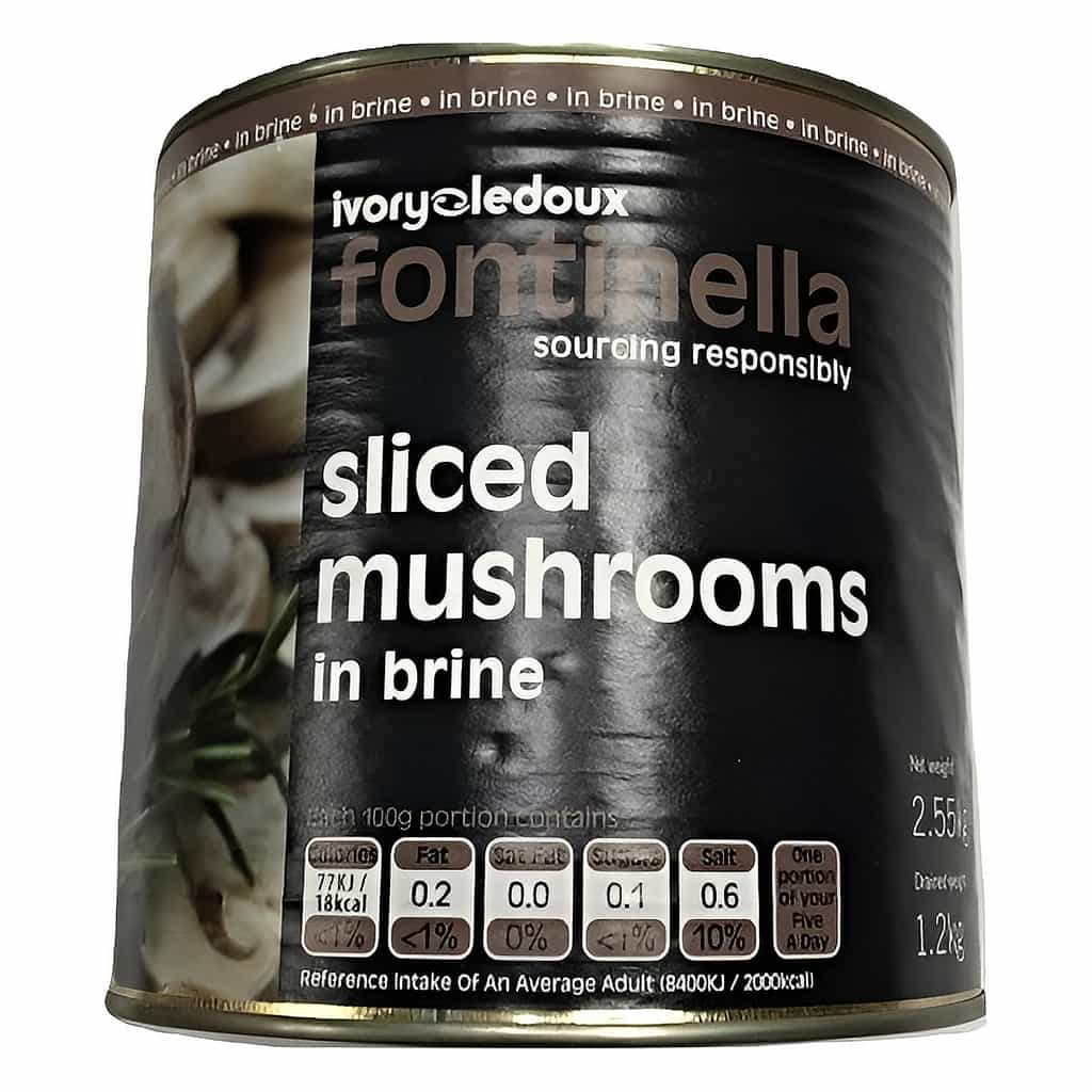 Mushrooms Sliced 6 × 2.55 kg