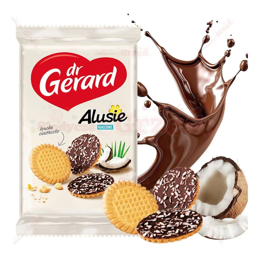 Biscuits Alusie Coconut Flakes with Cocoa Coating 160 g