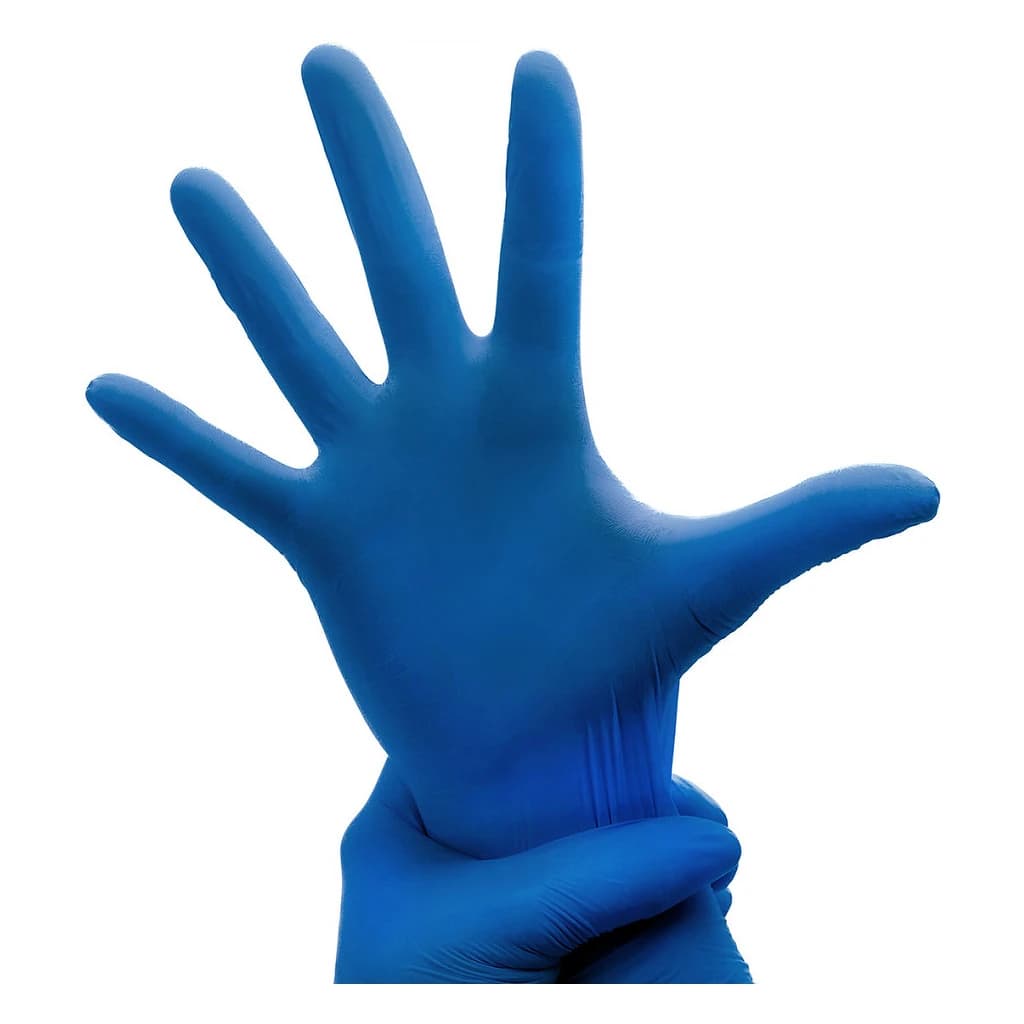 Detectable Blue Nitrile Gloves 100 pcs