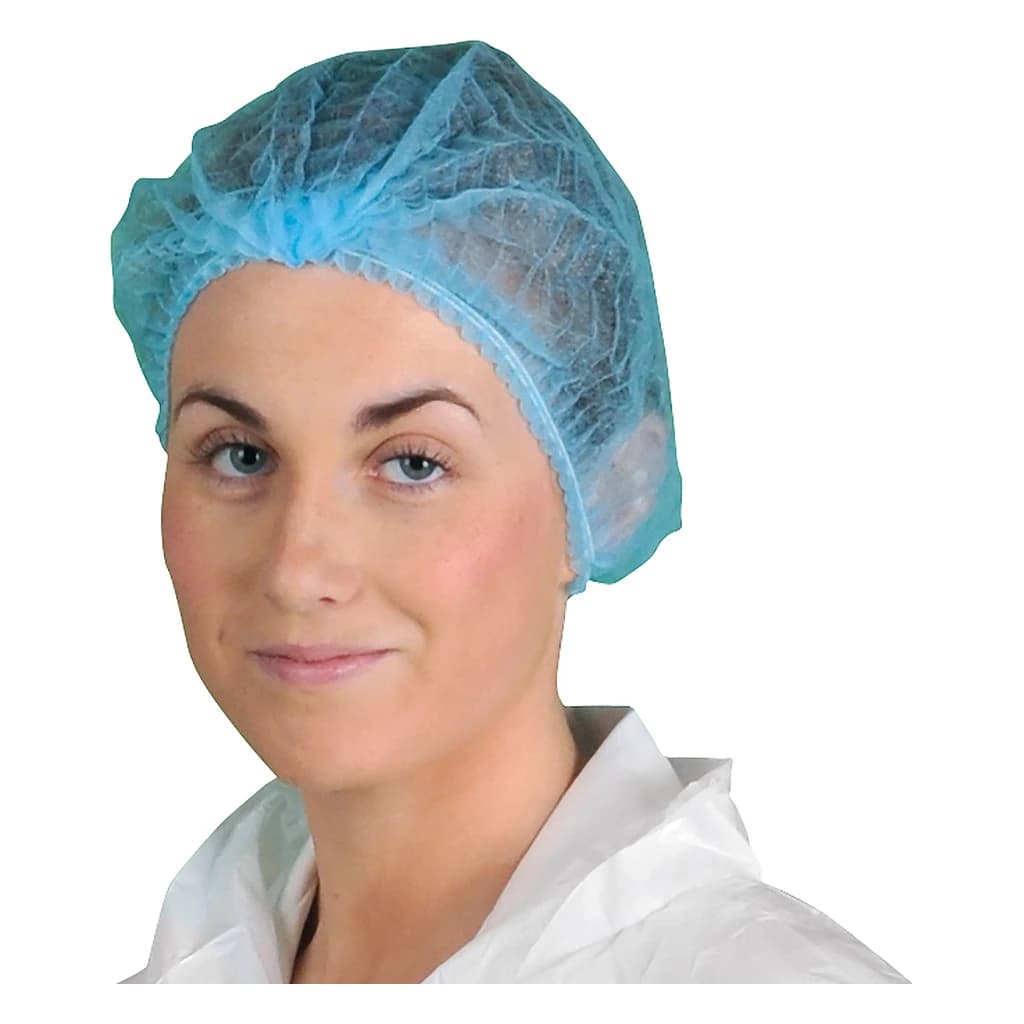 Portwest D100 Disposable PP Mob Cap Blue 100 pcs