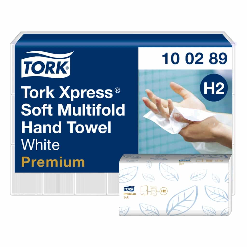 Hand Towels Xpress H2 2-Ply Premium White 21 x 150 pcs