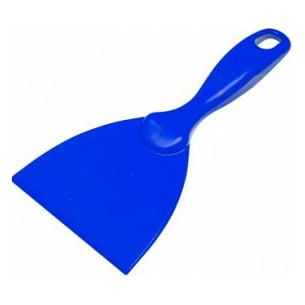 Long Scraper with Replaceable Steel Blade Blue 100 mm