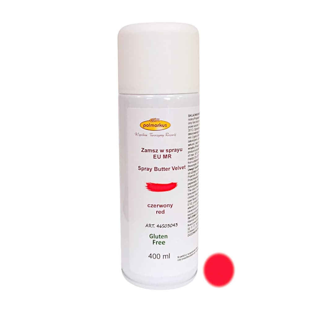 Red Edible Suede Spray 400 ml